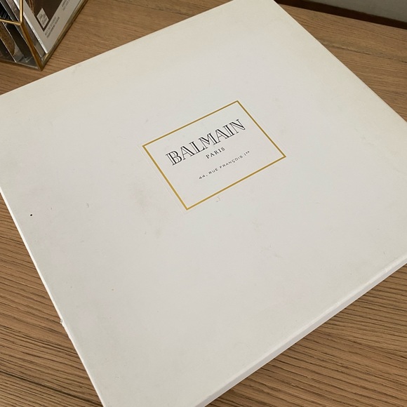 SOLD Balmain ikki leather and cotton sandals - Picture 9 of 14